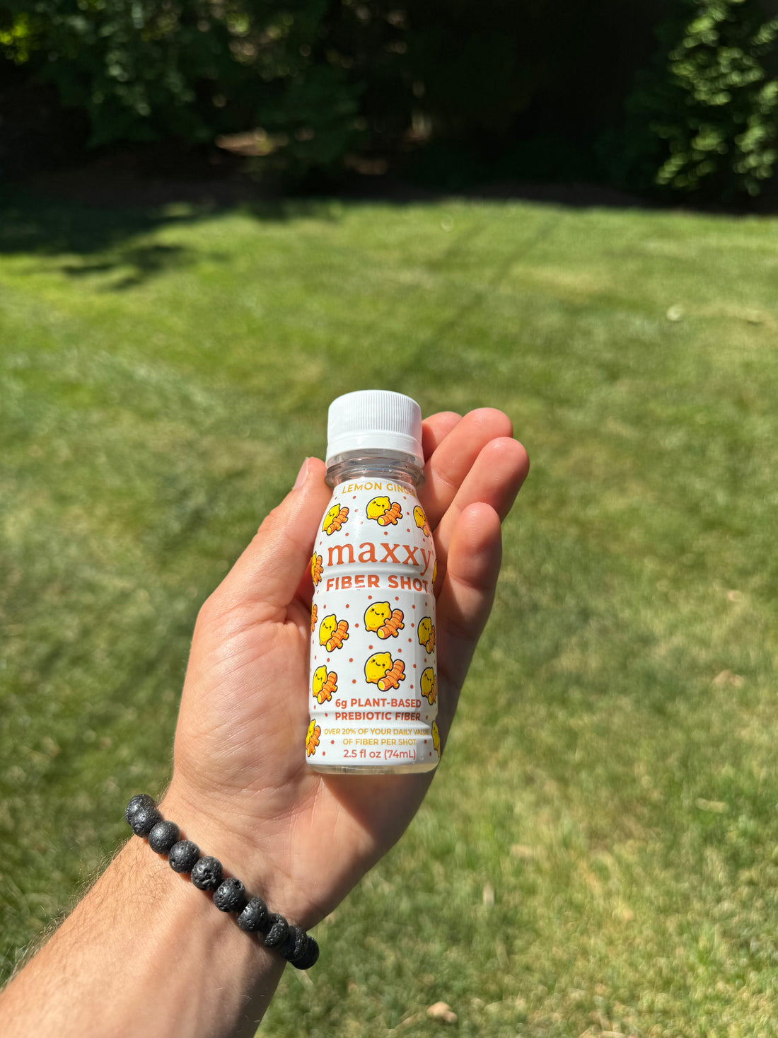 maxxy lemon ginger fiber shot