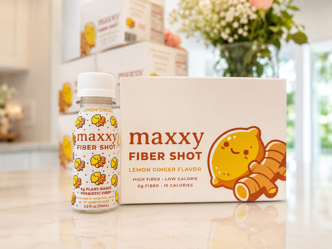 maxxy lemon ginger fiber shot
